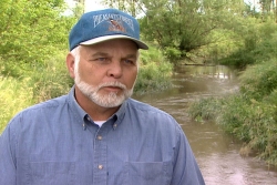 Ron and his riparian buffer